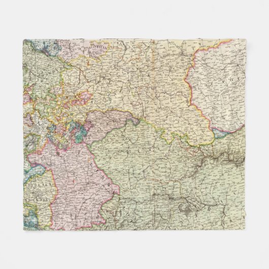 Frankrijk Noordoost Fleece Deken (Voorkant (Horizontaal))