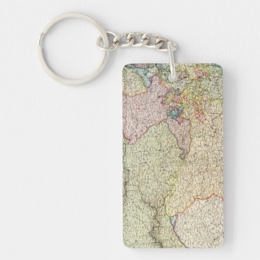 Frankrijk Noordoost Sleutelhanger (Voorkant)