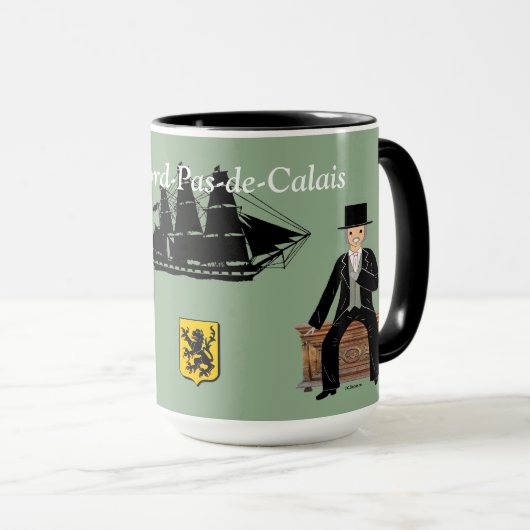 Frankrijk, Nord-Pas-de-Calais Mok (Voorkant rechts)