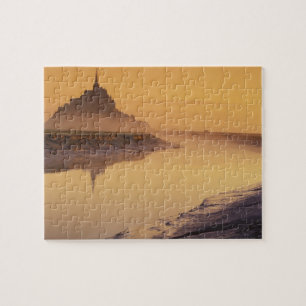 FRANKRIJK, Normandië Mont St. Michel. Morgenlicht Legpuzzel