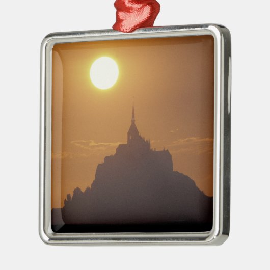 Frankrijk, Normandy. Mont Saint Michele Metalen Ornament (Links)