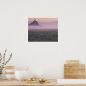 FRANKRIJK, Normandy Mont St. Michel. Morning Mist Poster (Keuken)