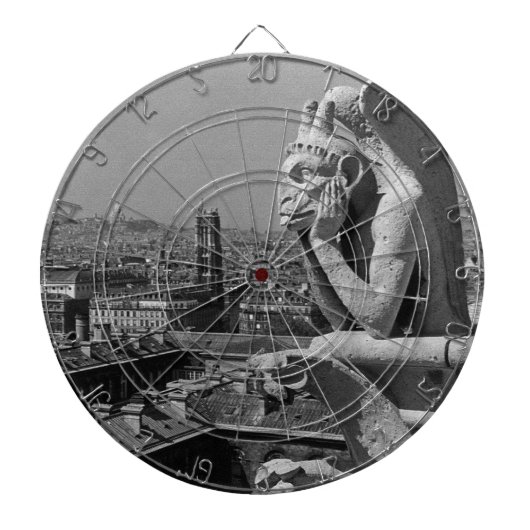 Frankrijk Notre Dame Cathedraal denker Dartbord (Voorkant)