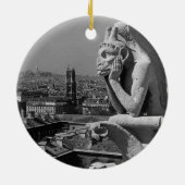  Frankrijk Notre Dame Cathedraal denker Keramisch Ornament (Achterkant)