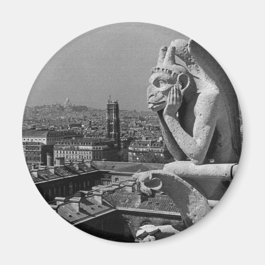  Frankrijk Notre Dame Cathedraal denker Magneet (Voorkant)