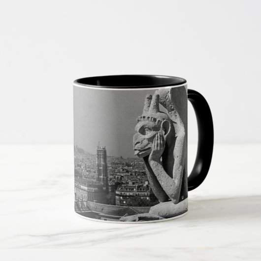  Frankrijk Notre Dame Cathedraal denker Mok (Voorkant rechts)