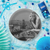 Frankrijk Notre Dame Cathedraal denker Papieren Bordje (Feest)