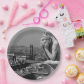 Frankrijk Notre Dame Cathedraal denker Papieren Bordje (Feest)