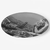 Frankrijk Notre Dame Cathedraal denker Papieren Bordje (Gekanteld)