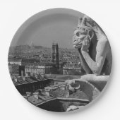 Frankrijk Notre Dame Cathedraal denker Papieren Bordje (Voorkant)