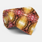  Frankrijk Notre Dame Cathedraal denker Stropdas (Opgerold)