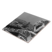  Frankrijk Notre Dame Cathedraal denker Tegeltje (Zijkant)