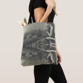 Frankrijk Notre Dame Cathedraal denker Tote Bag (Dichtbij)