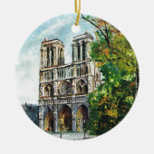  Frankrijk, Notre Dame de Paris Keramisch Ornament (Voorkant)