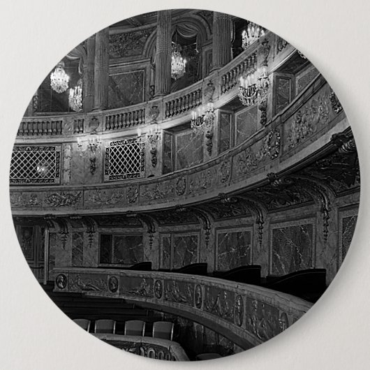  Frankrijk operahuis Versailles palace Ronde Button 6,0 Cm (Voorkant)