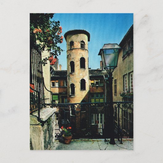 Frankrijk, Oude Lyon, district zijderoute Briefkaart (Voorkant)