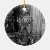 Frankrijk Palace Versailles astronomische klok 197 Keramisch Ornament (Achterkant)