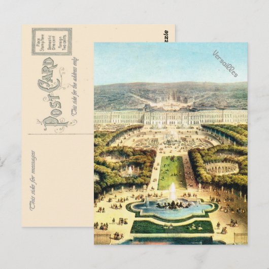  Frankrijk, Palais de Versailles Briefkaart (Voorkant / Achterkant)