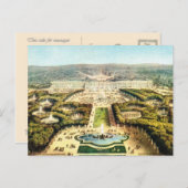 Frankrijk, Paleis van Versailles Briefkaart (Voorkant / Achterkant)