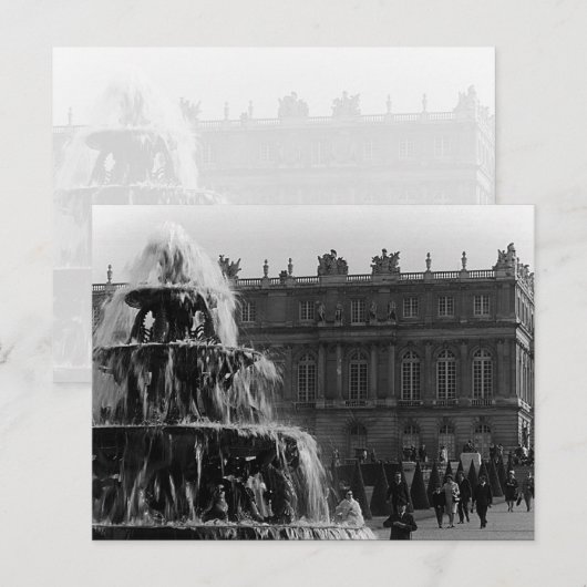  Frankrijk paleis Versailles Pyramid-fontein Briefkaart (Voorkant / Achterkant)
