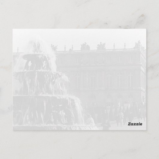  Frankrijk paleis Versailles Pyramid-fontein Briefkaart (Achterkant)