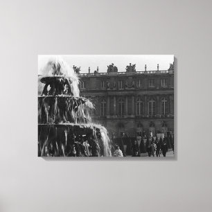  Frankrijk paleis Versailles Pyramid-fontein Canvas Afdruk