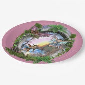 Frankrijk Papieren Bordje (Gekanteld)