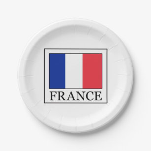 Frankrijk Papieren Bordje