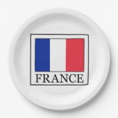 Frankrijk Papieren Bordje (Voorkant)