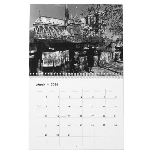  Frankrijk Parijs 1970 Kalender (Mar 2026)