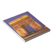 Frankrijk, Parijs, Arc de Triomphe bij schemering. Notitieblok (Schuin)