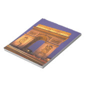 Frankrijk, Parijs, Arc de Triomphe bij schemering. Notitieblok (Linkerzijde)