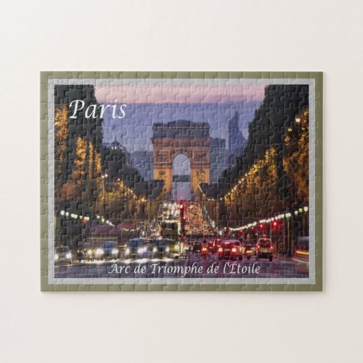 Frankrijk - Parijs - Arc de triomphe de l'Étoile - Legpuzzel (Horizontaal)