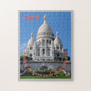Frankrijk - Parijs - Basiliek van het Heilig Hart  Legpuzzel