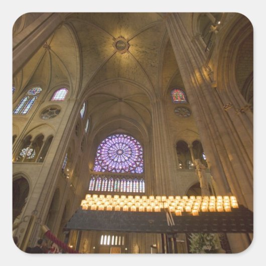 Frankrijk, Parijs. Binnenlandse Zaken van de kathe Vierkante Sticker (Voorkant)