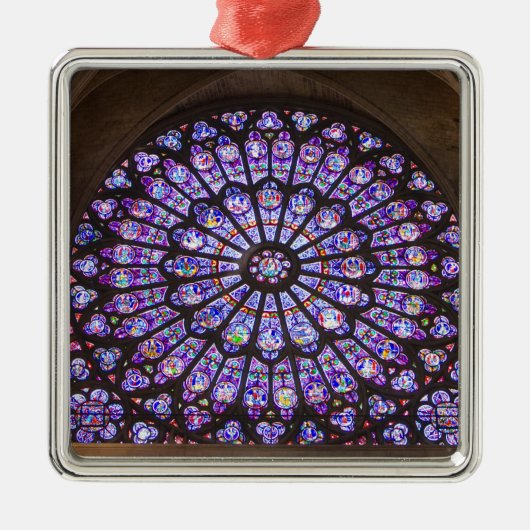 Frankrijk, Parijs. Binnenste details van gekleurd  Metalen Ornament (Voorkant)