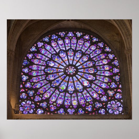 Frankrijk, Parijs. Binnenste details van gekleurd Poster (Voorkant)