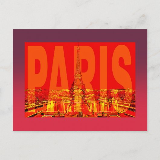 Frankrijk Parijs Briefkaart (Voorkant)