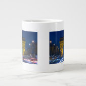 Frankrijk, Parijs. De Arc de Triomphe en de Grote Koffiekop (Voorkant)