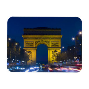 Frankrijk, Parijs. De Arc de Triomphe en de Magneet