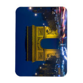 Frankrijk, Parijs. De Arc de Triomphe en de Magneet (Verticaal)