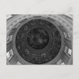Frankrijk Parijs dome fresco Charles la fosse Briefkaart