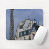 Frankrijk, Parijs, Eiffeltoren achter de metro Muismat (Met muis)