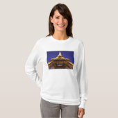 FRANKRIJK, Parijs Eiffeltoren, avondbeeld T-shirt (Voorkant volledig)