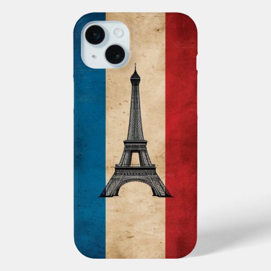 Frankrijk Parijs Eiffeltoren Case-Mate iPhone Case (Achterkant)