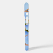 Frankrijk Parijs Eiffeltoren Kaleidoscoop Blauw Mo Case-Mate iPhone Case (Achterkant / Links)