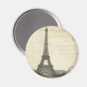 Frankrijk - Parijs - Eiffeltoren magneet (Voorkant / Achterkant)