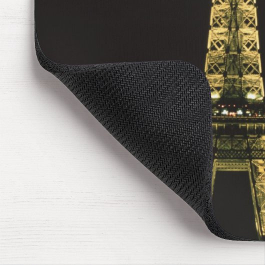 Frankrijk, Parijs. Eiffeltoren 's nachts met Muismat (Hoek)