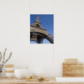 Frankrijk, Parijs, Eiffeltoren, uitzicht met lage Poster (Keuken)