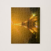 Frankrijk, Parijs. Eiffeltoren verlicht om 3 Legpuzzel (Verticaal)